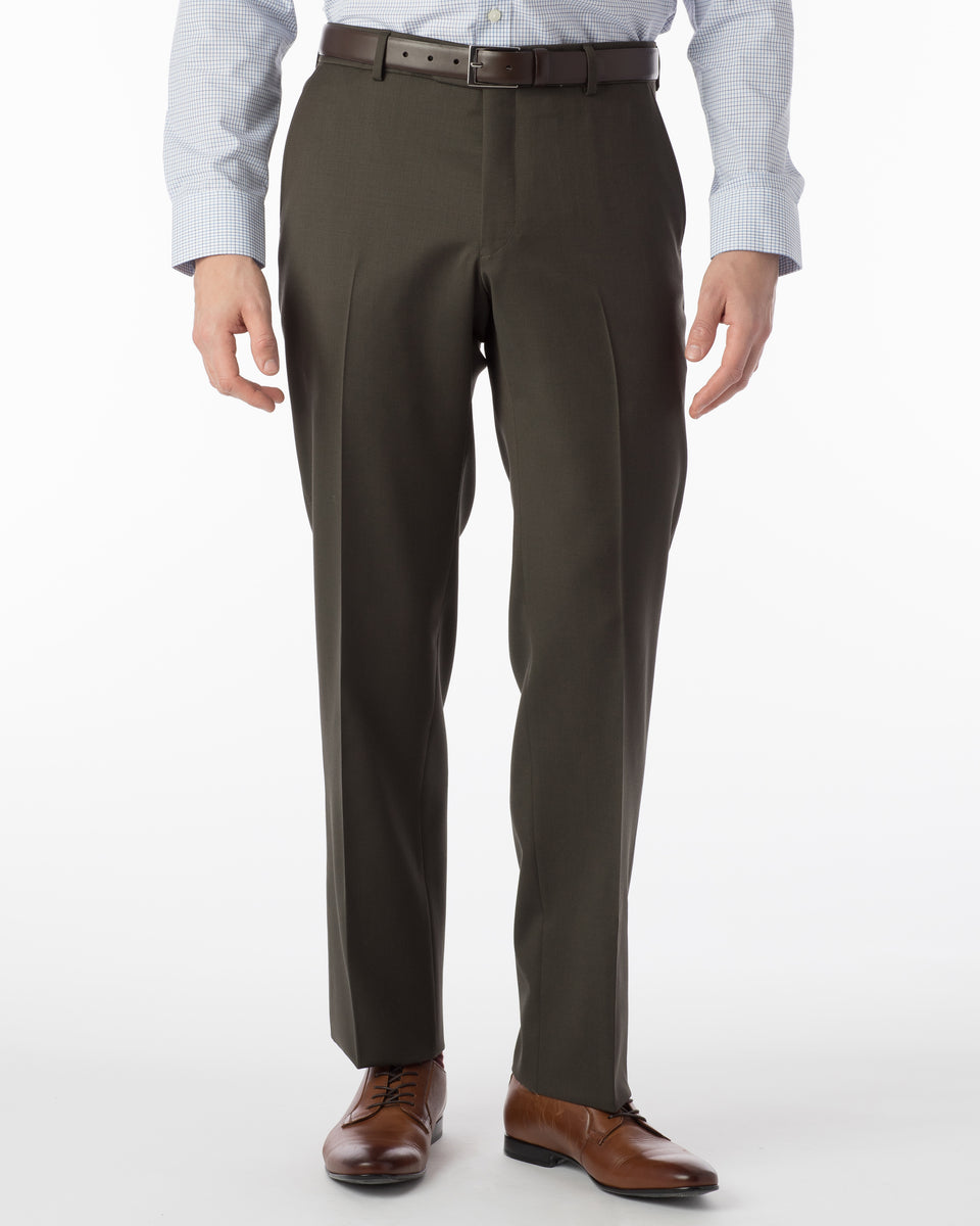 Ballin Pants - Soho Super 120's Gabardine - Loden – Mark Berman & Son