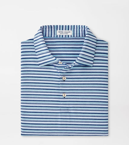 Peter Millar Oakland Performance Jersey Polo in Navy