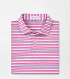Peter Millar Oakland Performance Jersey Polo in Pink Ruby