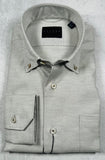 Calder Carmel Ultimate Brushed Oxford Solid Sport Shirt in Fog