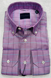 Calder Carmel Luxury Panama Oxford Sport Shirt in Lavender