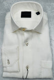 Calder Carmel Luxury Linen Cotton Twill Sport Shirt in White