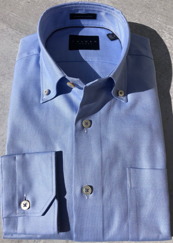 Calder Carmel Ultimate Oxford Sport Shirt in Sky Blue