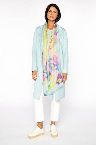 Kinross Cashmere Bondi Floral Print Scarf