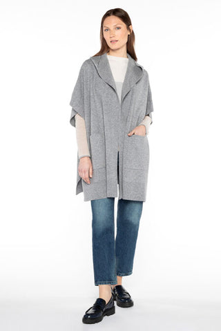 Kinross Cashmere Hooded S/L Cardigan