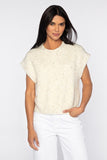 Kinross Cashmere Sequin S/L Crew