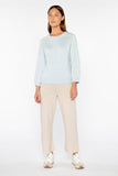 Kinross Cashmere Contrast Stitch Crew