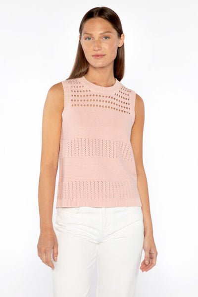 Kinross Cashmere Stonewash Textured Tank