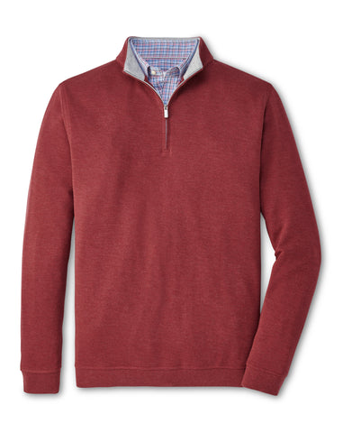 Peter Millar Crown Comfort Pullover in Celosia Red