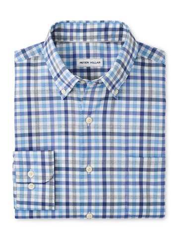 Peter Millar Chambly Crown Lite Cotton-Stretch Sport Shirt in White