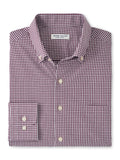 Peter Millar Cranbrook Performance Poplin Sport Shirt in Winterberry