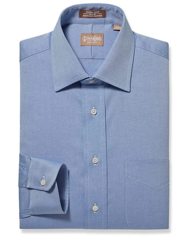 Gitman Brothers Dress Shirt - Blue Pinpoint Charles Collar