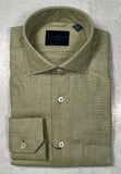 Calder Carmel Luxe Brushed Flannel Twill Sports Shirt in Sage