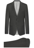 Samuelsohn Grey Ice Wool Suit - Contemporary Fit