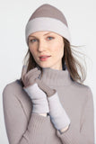 Kinross Cashmere Colorblock Gloves
