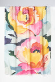 Kinross Cashmere Bold Blossoms Print Scarf - LFAS2-225