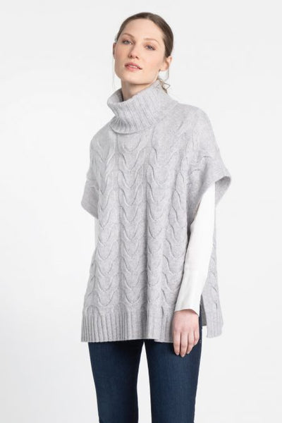 Kinross Cashmere Luxe Cable Cowl Popover