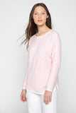 Kinross Cashmere DBL Reversible Colorblock Pullover