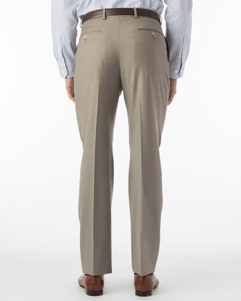 Ballin Pants - Dunhill Super 120’s 4 Harness Serge - Taupe