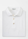 Peter Millar Solid Performance Jersey Polo in White