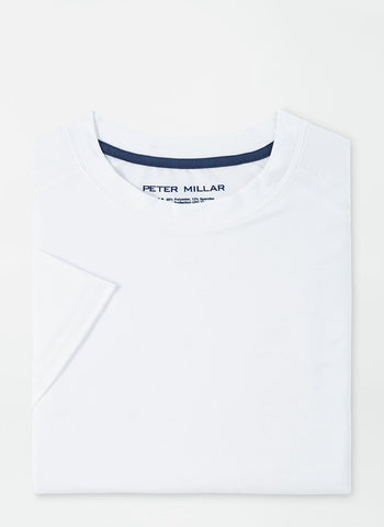 Peter Millar Aurora Performance T-Shirt in White