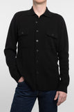 Kinross Cashmere Doubleknit Shirt Jacket