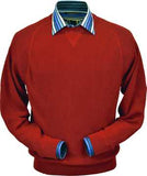 Peru Unlimited - Baby Alpaca Sweatshirt in Rouge Red
