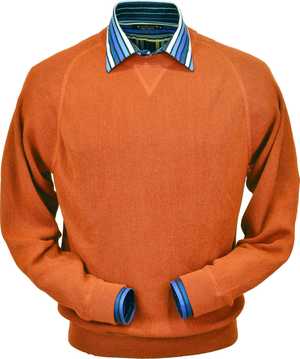 Peru Unlimited - Baby Alpaca Sweatshirt in Orange