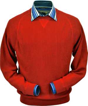 Peru Unlimited - Baby Alpaca Sweatshirt in Red