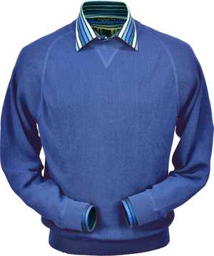 Peru Unlimited - Baby Alpaca Sweatshirt in Royal Blue
